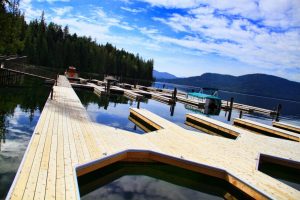 Custom Docks at Priest Lake